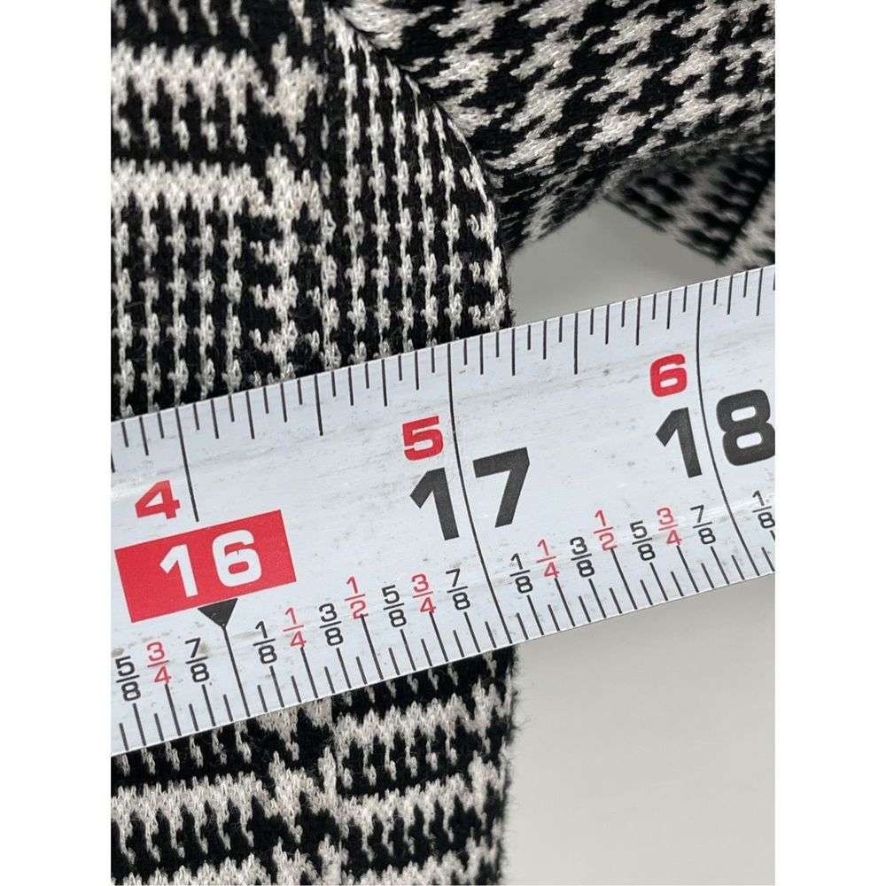 Elie Tahari Blazer Women's Size 6 Houndstooth Black White - Picture 12 of 14